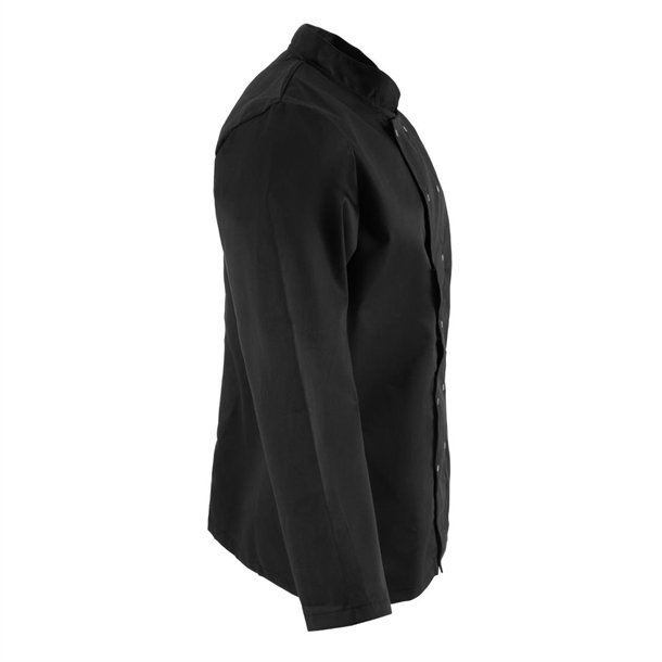 Whites Vegas Unisex Chef Jackets Long Sleeve Black Whites Vegas Unisex Chef Jackets Long Sleeve Black