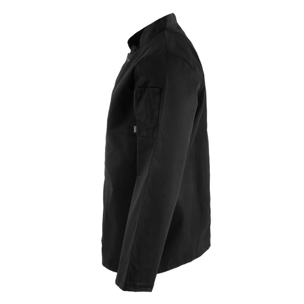 Whites Vegas Unisex Chef Jackets Long Sleeve Black Whites Vegas Unisex Chef Jackets Long Sleeve Black