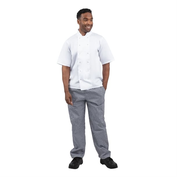 Whites Unisex Vegas Checkered Chef Pants Blue/White