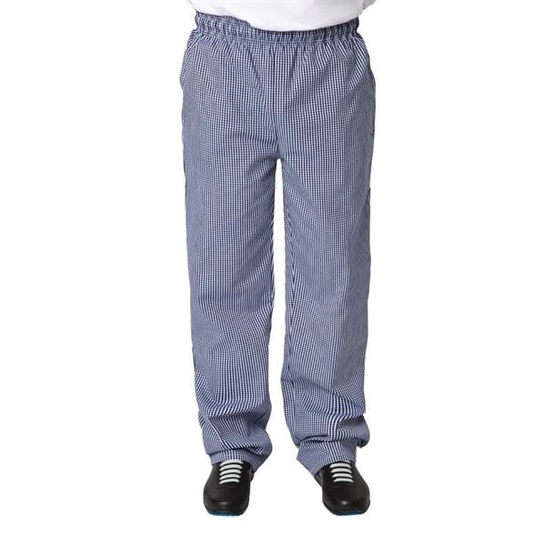 Whites Unisex Vegas Checkered Chef Pants Blue/White