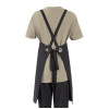 Southside Cotton Canvas Bib Apron Black