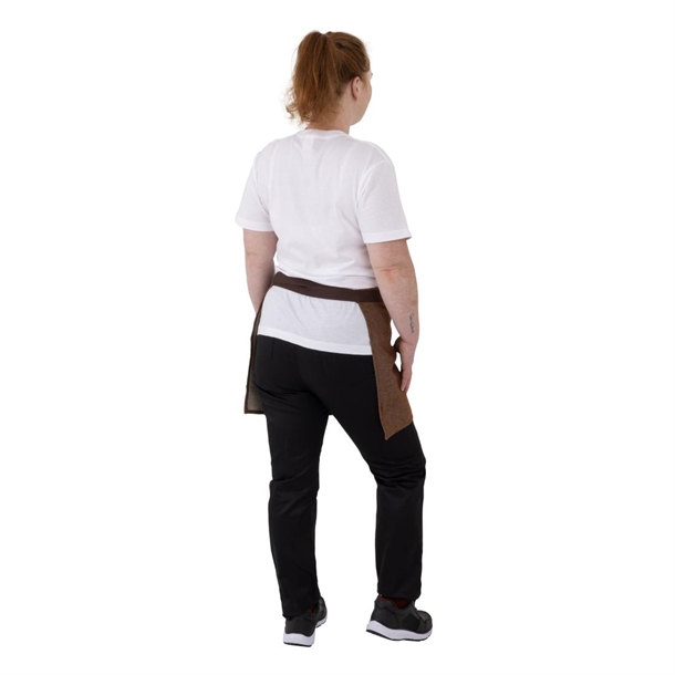 Southside Waist Apron Denim Tan with Brown Ties Southside Waist Apron Denim Tan with Brown Ties