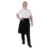 Southside Cotton Canvas Bistro Apron Black