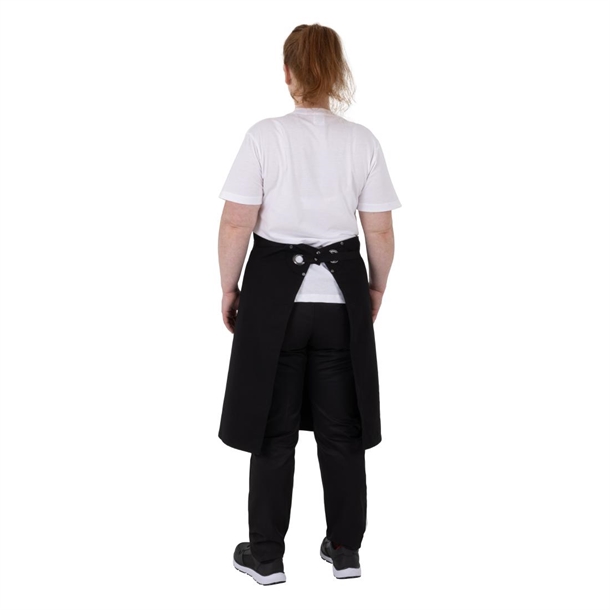 Southside Cotton Canvas Bistro Apron Black