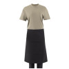 Southside Cotton Canvas Bistro Apron Black