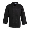 Whites Vegas Chefs Jacket Long Sleeve Black Size XL (5 Pack)
