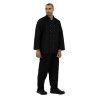Whites Vegas Chefs Jacket Long Sleeve Black Size S (5 Pack)