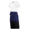 Whites Short Bistro Apron Navy Blue (5 Pack) Whites Short Bistro Apron Navy Blue (5 Pack)