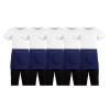Whites Short Bistro Apron Navy Blue (5 Pack) Whites Short Bistro Apron Navy Blue (5 Pack)