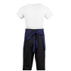 Whites Short Bistro Apron Navy Blue (5 Pack) Whites Short Bistro Apron Navy Blue (5 Pack)