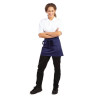 Whites Short Bistro Apron Navy Blue (5 Pack) Whites Short Bistro Apron Navy Blue (5 Pack)