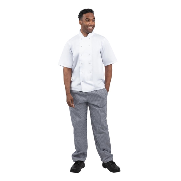 Whites Vegas Blue/White Check Trousers Size S (5 Pack) Whites Vegas Blue/White Check Trousers Size S (5 Pack)