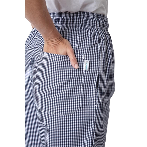 Whites Vegas Blue/White Check Trousers Size S (5 Pack) Whites Vegas Blue/White Check Trousers Size S (5 Pack)