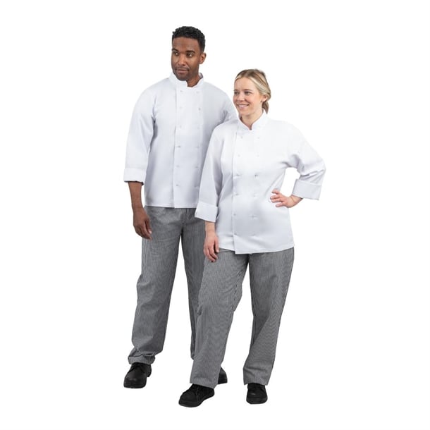 Whites Vegas Black/White Check Trousers Size XL (5 Pack)