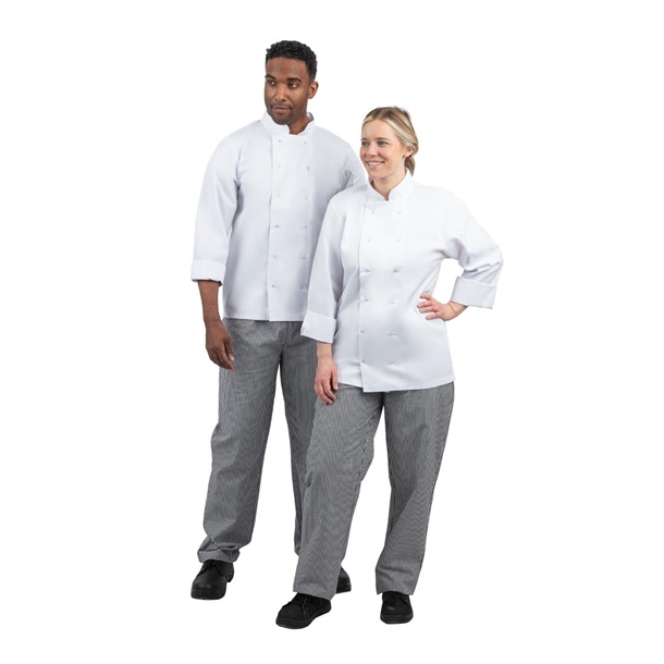 Whites Vegas Black/White Check Trousers Size S (5 Pack)