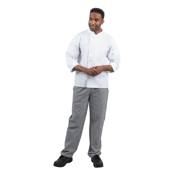 Whites Vegas Black/White Check Trousers Size S (5 Pack)