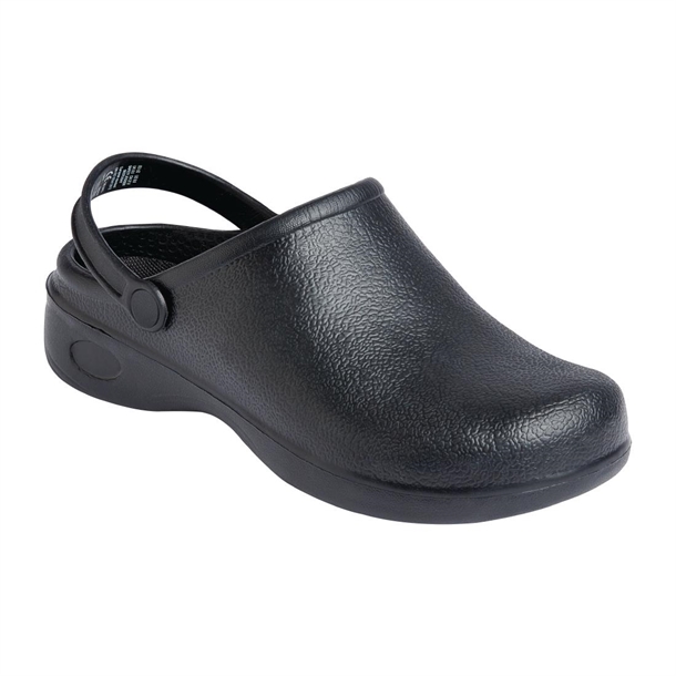 Nisbets Essentials SJ Chef Clogs Black