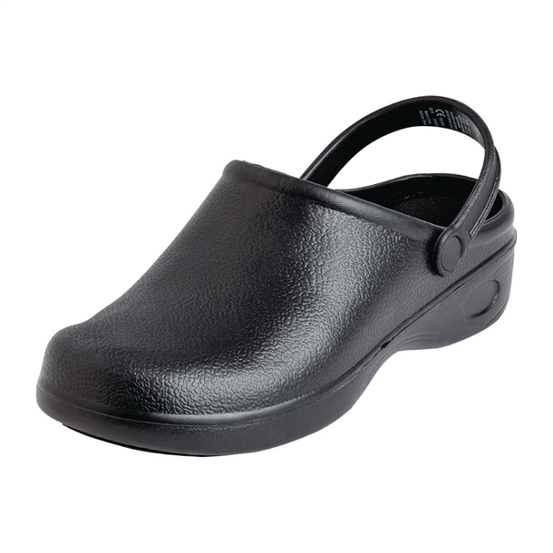 Nisbets Essentials SJ Chef Clogs Black