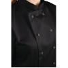 Whites Vegas Unisex Chef Jackets Short Sleeve Black Whites Vegas Unisex Chef Jackets Short Sleeve Black
