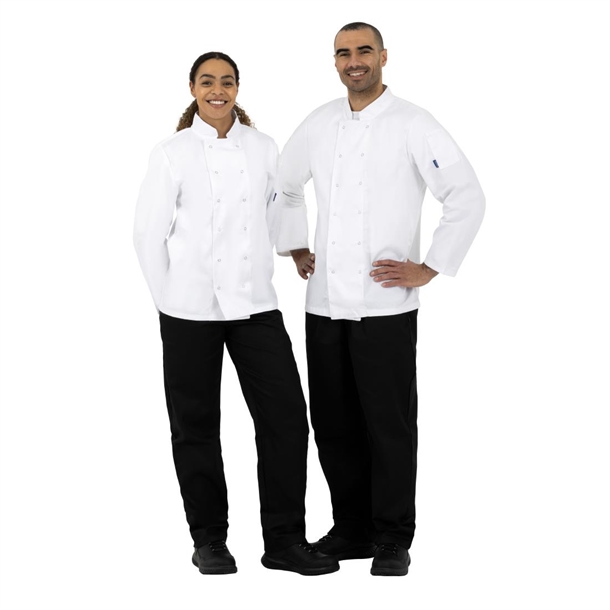 Whites Vegas Unisex Chef Jackets Long Sleeve White
