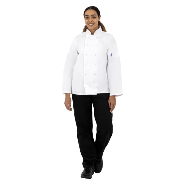 Whites Vegas Unisex Chef Jackets Long Sleeve White