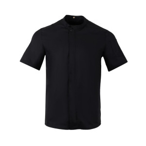 Southside Harlem Chefs Jacket Black Short Sleeve Mesh