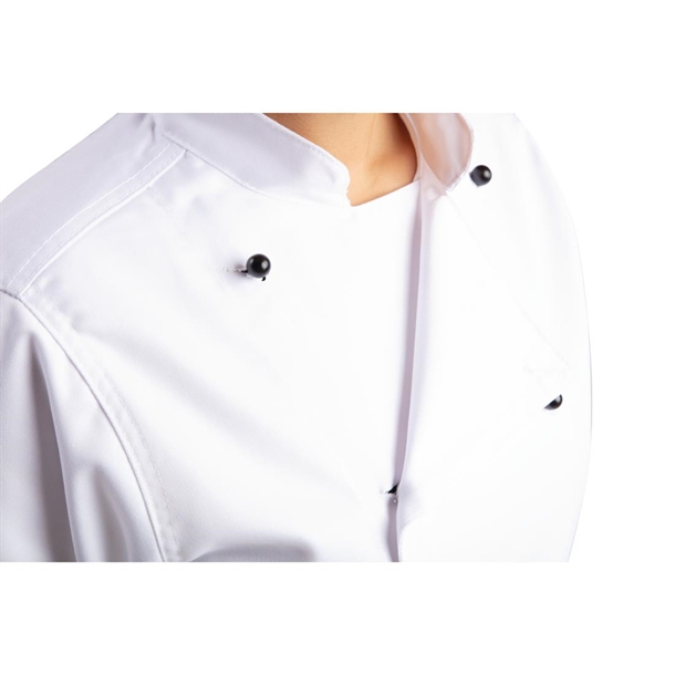 Whites Chicago Unisex Chef Jackets Short Sleeve White