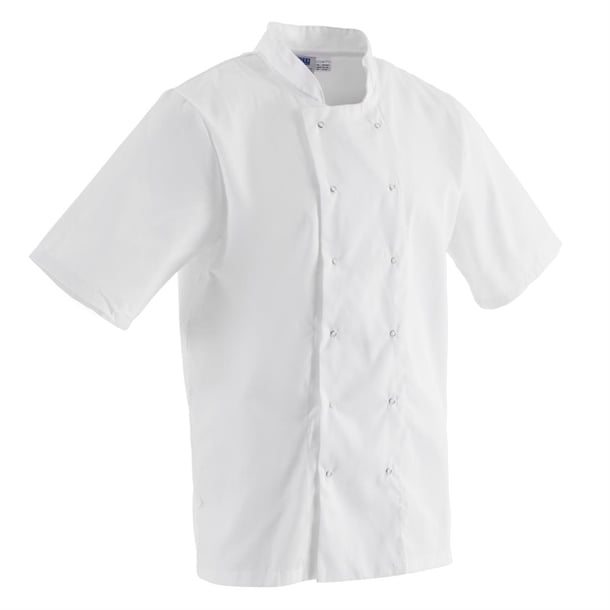 Whites Boston Short Sleeve Unisex Chef Jackets White
