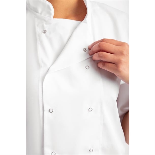 Whites Boston Short Sleeve Unisex Chef Jackets White