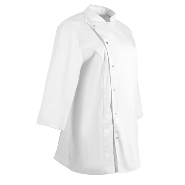 Whites Womens Fitted Chef Jacket White
