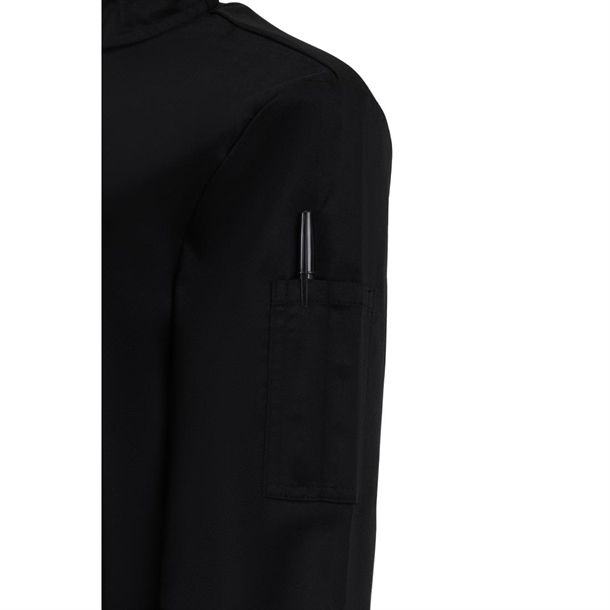 Whites Womens Fitted Chef Jacket Black