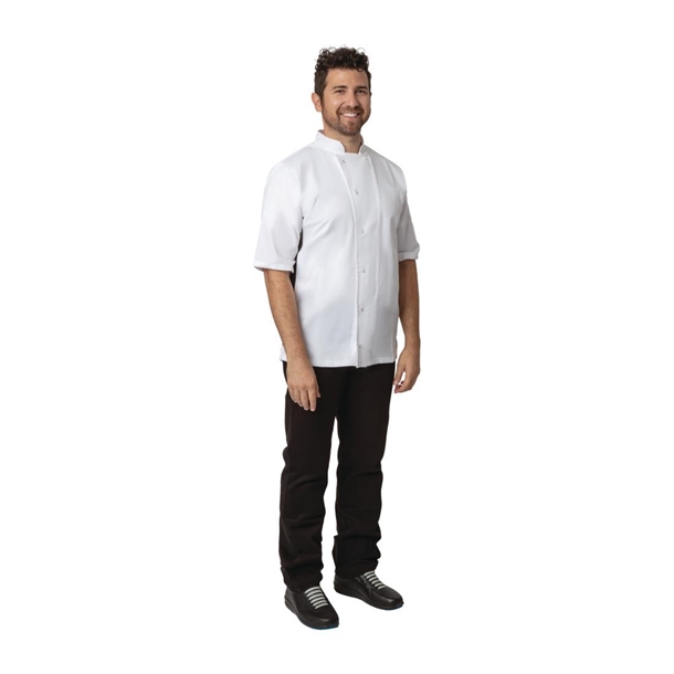 Whites Nevada Black & White Unisex Chef Jackets