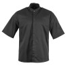 Southside Band Collar Unisex Chef Jacket Black