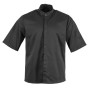 Southside Band Collar Unisex Chef Jacket Black