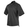 Southside Band Collar Unisex Chef Jacket Black