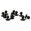 Whites Stud Buttons Black (12 Pack) Whites Stud Buttons Black (12 Pack)