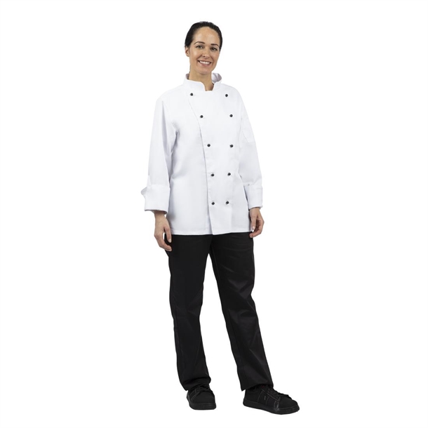 Whites Chicago Unisex Chef Jackets Long Sleeve White