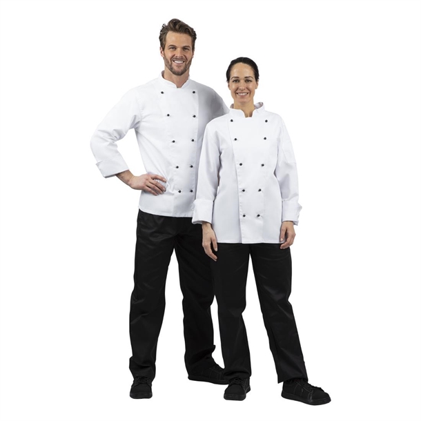 Whites Chicago Unisex Chef Jackets Long Sleeve White