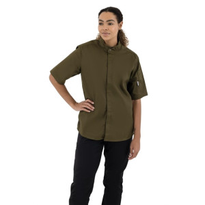 Southside Band Collar Unisex Chef Jacket