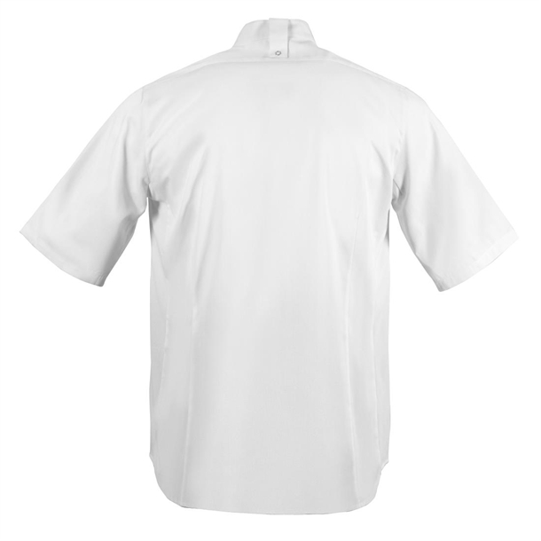 Southside Band Collar Unisex Chef Jacket White