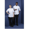 Southside Band Collar Unisex Chef Jacket White