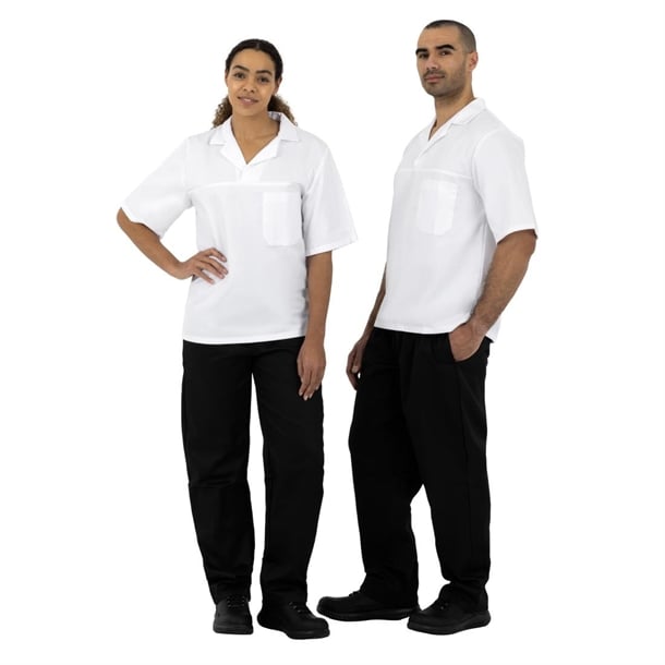Whites Unisex Baker's Shirt White Whites Unisex Baker's Shirt White