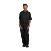 Le Chef Unisex Contemporary Prep Shirt Black