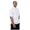 Southside Band Collar Unisex Chef Jacket White