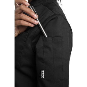 Le Chef Unisex Contemporary Prep Shirt Black