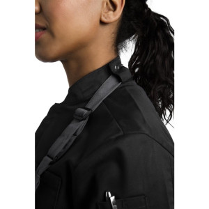 Le Chef Unisex Contemporary Prep Shirt Black