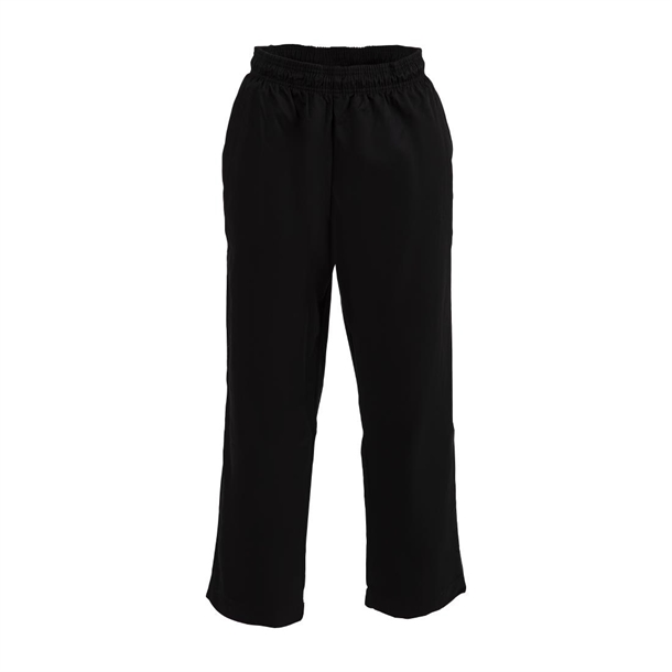 Whites Easyfit Chef Pants Teflon Black