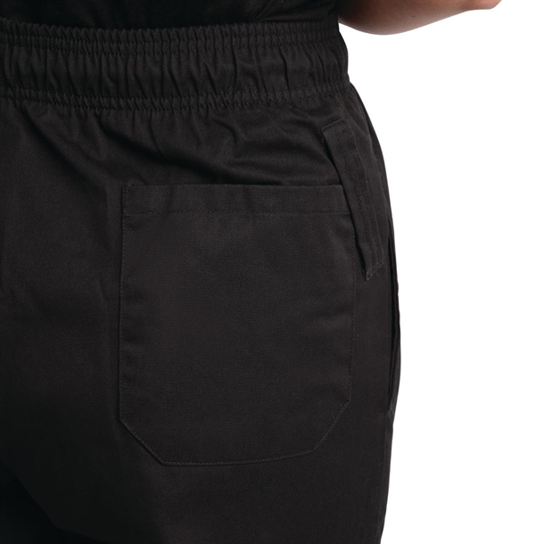 Whites Easyfit Chef Pants Teflon Black