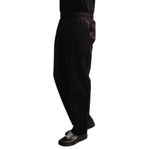 Whites Easyfit Chef Pants Teflon Black