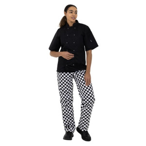 Whites Unisex Vegas Chef Trousers Big Black & White Check